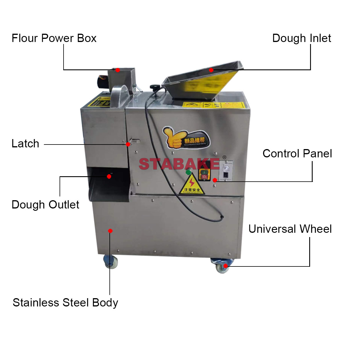 MP60 Machine structure