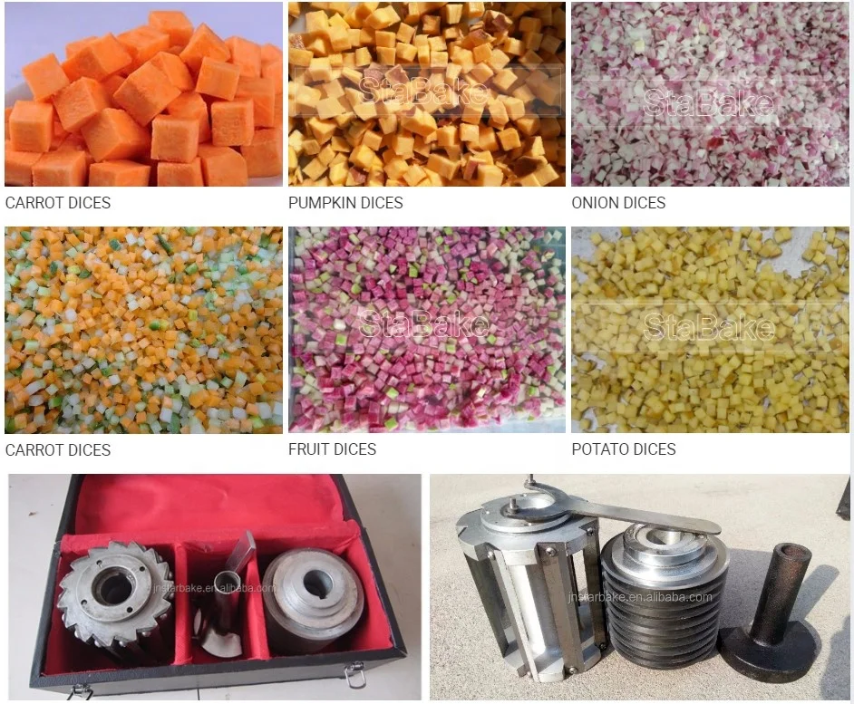 Commercial Restaurant Fruit Vegetable Cutter Dicing Machine For Potato Slicer Onion Chopper Carrot Cubes Cutting Machine 7